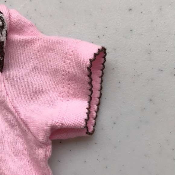 CARTER’S Onesie Monkey Face Leopard Print Snaps - Picture 5 of 6